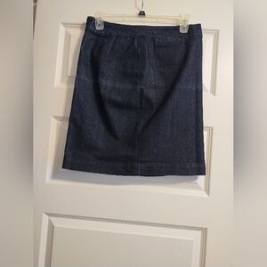 Coldwater Creek Dark Blue Pencil Skirt